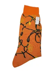 未使用 ポロ ラルフローレン ソックス メンズ 27-29ｃｍ 靴下   オレンジ ナイガイ 紳士用 POLO RALPH LAUREN  カジュアルのサムネイル