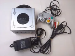  ゲーム ゲームキューブ 本体 動作品 DOL-001 シルバー　周辺機器 コントローラー 付き 中古品