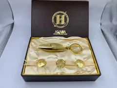 HONMA 本間ゴルフ マーカー グリーンフォーク ゴールドカラーのサムネイル