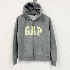 GAP　ギャップ　フルジップスウェットパーカー/フーディー　灰色　グレー　Mサイズ　古着