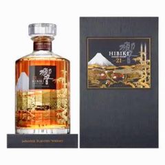 響21年 花鳥風月 意匠ボトル 700ml 未開栓 レシート付 サントリー ジャパニーズウィスキー 響 21年 意匠ボトル 花鳥風月