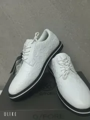 ジーフォア (正規品) ドクロ プリント ゴルフシューズ 白 新品 265/270/275