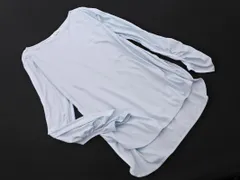 PLST プラステ ボートネック カットソー sizeL/水色 ■◇ レディース