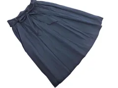 ATSURO TAYAMA アツロウタヤマ Aライン 台形 スカート size36/紺 ■◇ レディースのサムネイル