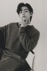 BTS 2024 POP UP MONOCHROME V PRINTED PHOTO