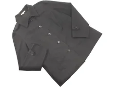 TRANS WORK トランスワーク 大きいサイズ ステッチ ジャケット size15/黒 ■◇ レディースのサムネイル