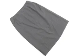 J.PRESS ジェイプレス ウール100％ ストライプ スカート size11/グレー ■◇ レディース