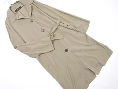 ZARA basic ザラ ベーシック ウエストリボン フロントボタン スプリング コート sizeXS/カーキ ■◇ レディース