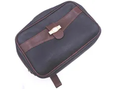 dunhill ダンヒル レザー クラッチ バッグ 黒 ■■ レディース