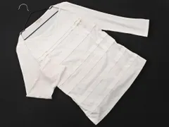 TRANS WORK トランスワーク 七分袖 プルオーバー カットソー size40/白 ■◇ レディースのサムネイル