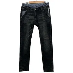 Desigual(デシグアル) ジーンズ サイズEUR 32 メンズ美品  黒×ブルー ダメージ加工のサムネイル