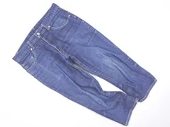 BEAUTY & YOUTH ビューティ&ユース ユナイテッドアローズ ボタンフライ クロップド デニムパンツ size30/青 ■◇ レディース