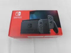  中古品 ゲーム Nintendo switch ニンテンドースイッチ 本体 HAC-001(-01) 動作品 ジョイコン グレー 箱付き