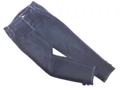 TO BE CHIC トゥービーシック スパンコールリボンブローチ付き ストレッチ デニムパンツ size38/ダークインディゴ ■■ レディースのサムネイル