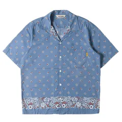 STANDARD CALIFORNIA スタンダードカリフォルニア シャツ ブルー 青 サイズ:L | 24SS バンダナ オープンカラー 半袖シャツ SD Bandana Shirt | 半袖 ショート ハーフ スリーブ【メンズ】【中古】のサムネイル