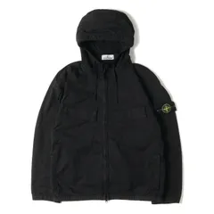 STONE ISLAND ストーンアイランド ジャケット ブラック 黒 サイズ:L | 23AW ガーメントダイ加工 ストレッチコットン フーデッド ジャケット | アウター ブルゾン 上着【メンズ】【中古】のサムネイル