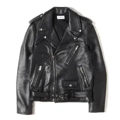LITHIUM HOMME リチウムオム ジャケット ブラック 黒 サイズ:50 | ラムレザー ダブルブレスト ライダースジャケット (LAMB LEATHER W-RIDERS JACKET) | アウター ブルゾン 上着【メンズ】【中古】のサムネイル
