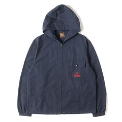 L オーシャン パシフィック × スタカリ フード ジャケット ネイビー 