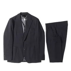 SOPHNET ソフネット ネイビー 紺 サイズ:各S | T/Rストレッチツイル テーラードジャケット & リブ スラックスパンツ セットアップ | ブランド フォーマル スーツ【メンズ】【中古】