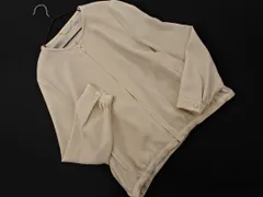 ROPE ロペ ジップアップ ノーカラー ジャケット size38/ライトベージュ ■◇ レディースのサムネイル