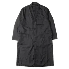 COMME des GARCONS HOMME コム デ ギャルソン オム コート ブラック 黒 サイズ:M | 90s ナイロンツイル チェスター オーバーコート | 上着 アウター【メンズ】【中古】