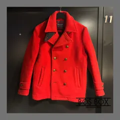 LONDON TRADITIONAL×SHIPS JET BLUE  ピーコート 赤 レッド made in England●BD04N036のサムネイル