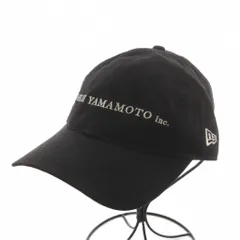 ヨウジヤマモト YOHJI YAMAMOTO × ニューエラ NEW ERA キャップ 帽子 ロゴ 刺繍 黒 ブラック GN-H96-868 /AN52