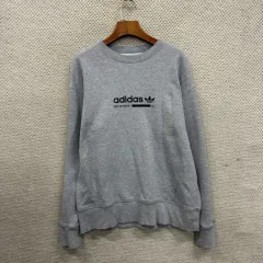 アディダス オーバーサイズ プリンティングロゴ スウェットシャツ スウェット S A09094