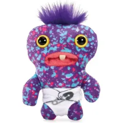 ファー・グラー・ベイビー・ファー・パグ・スポーティー・スクイジー・ぬいぐるみ、ぶちのスクイジー