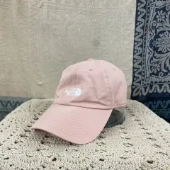 58 THE NORTH FACE ザノースフェイス Outdoor アウトドア ライトピンク ロゴ ベースボールキャップ 帽子