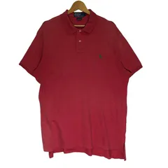 90's vintage 90年代 ヴィンテージ Polo by Ralph Lauren ポロバイラルフローレン 半袖 ポロシャツ ポニー刺繡 Vietnam製 XLサイズ レッド ピンク