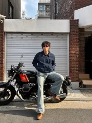 RRL(ダブルアールエル) ミリタリー ツーポケット デニム ジャケット