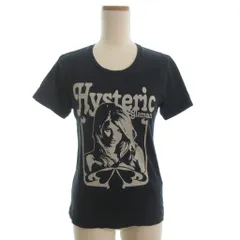 ヒステリックグラマー HYSTERIC GLAMOUR Ｔシャツ カットソー 半袖 プリント ガール 0113CT19 黒 ブラック F