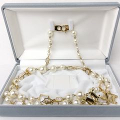 マックスマーラ メタルチャームロングネックレス - メルカリ