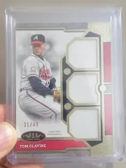 アトランタ・ブレーブス トム・グロイン 実着用ジャージ 野球カード 49 限定モデル