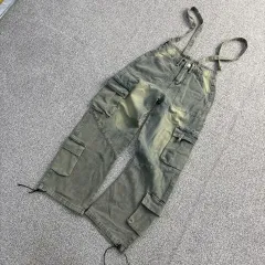 S ヴィンテージ ウォッシュ カーゴ デニム パンツ 0413J