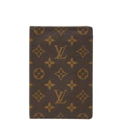 ルイ ヴィトン モノグラム クーベルテュール パスポール パスポートケース M60180 ブラウン PVC レディース LOUIS VUITTON【1-0261988】