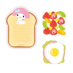 【新品】ノート・メモ帳 マイメロディ わいわいピクニック 隠せるメッセージメモ 「サンリオキャラクターズ」
