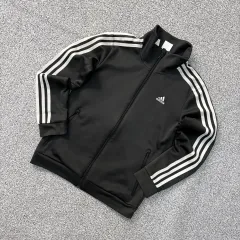 73 アディダス キッズ トラック ジャージ ジップアップ ジャケット 0413J