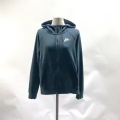 ナイキ レディース フード ジップアップ ジャケット ブラック S ヴィンテージ 中古 市場