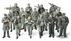 【新品】プラモデル 1/48 WWIIドイツ歩兵行軍セット 「ミリタリーミニチュア」のサムネイル