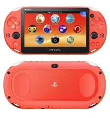 【中古】PSVITAハード PlayStation Vita本体 Wi-Fiモデル ネオン・オレンジ[PCH-2000]