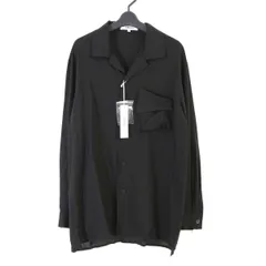 sulvam サルバム 26SS OPEN-COLLAR RAYON SHIRT オープンカラーレーヨンシャツ S MX-B05-010 ブラックのサムネイル