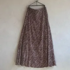 小花柄スカート