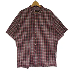 90's vintage 90年代 ヴィンテージ CHAPS RALPH LAUREN チャップス ラルフローレン 半袖シャツ チェック柄 ボタンダウン オーバーサイズ ビッグシルエット インドネシア製 XLサイズ レッド ピンク マルチカラー
