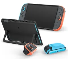 Switch2対応ケース ジョイコン取り外し可能 カバー キックスタンド