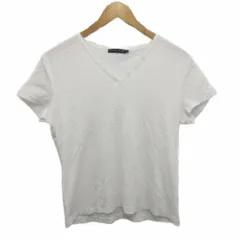 ラルフローレン RALPH LAUREN Tシャツ カットソー 半袖 Vネック 白 ホワイト ■MET2