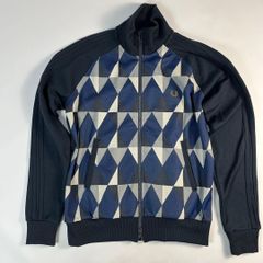 【美品】FRED PERRY トラックジャケット アーガイル ボルドー L ポルトガル製 FRED PERRY トラックジャケット アーガイル柄 黒 S