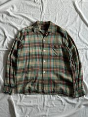 1990s Stüssy Plaid Open Collar Shirt - メルカリ