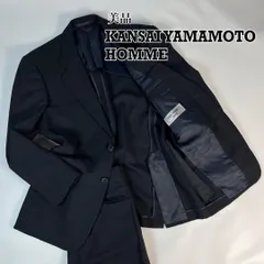 美品　KANSAI YAMAMOTO HOMME　スーツ 　セットアップ　背抜き